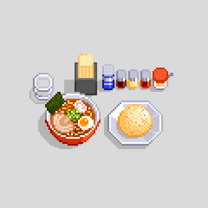 #PortfolioDay #pixelartI'm japanese pixel artist.Have you been hungry looking at my food pixels? 