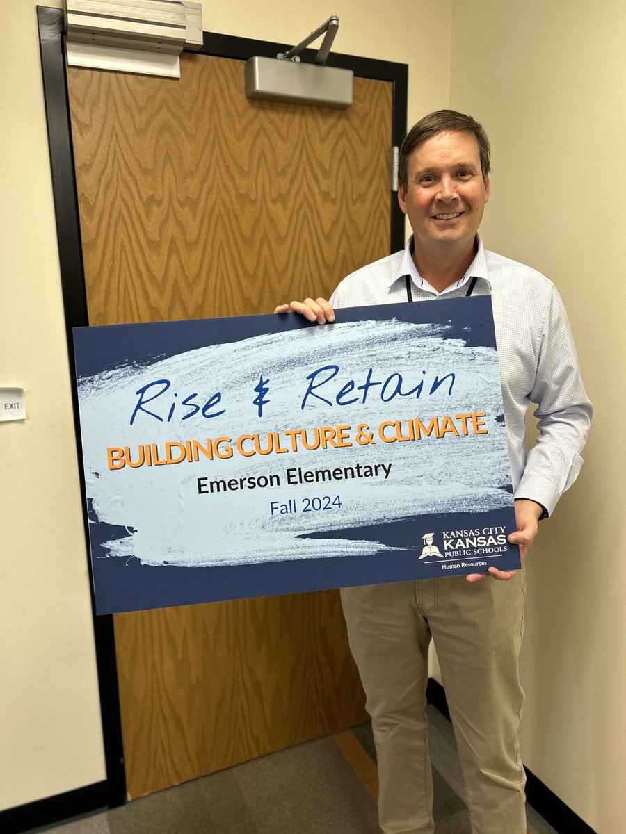 🌟 The principal at Emerson Elementary is a true Rise &amp; Retain leader—building a culture where people feel seen, supported, and excited to stay. Thank you for all you do <a href="/kckschools/">Kansas City, Kansas Public Schools</a>! #bettereveryday #riseandretainkck
