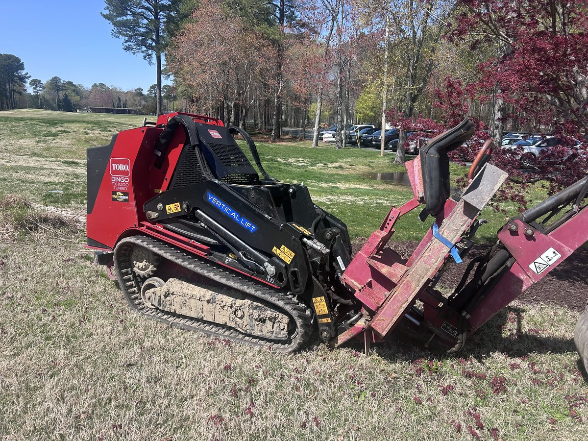 When it just has to get done. <a href="/ToroGolf/">Toro Golf</a> for the win.