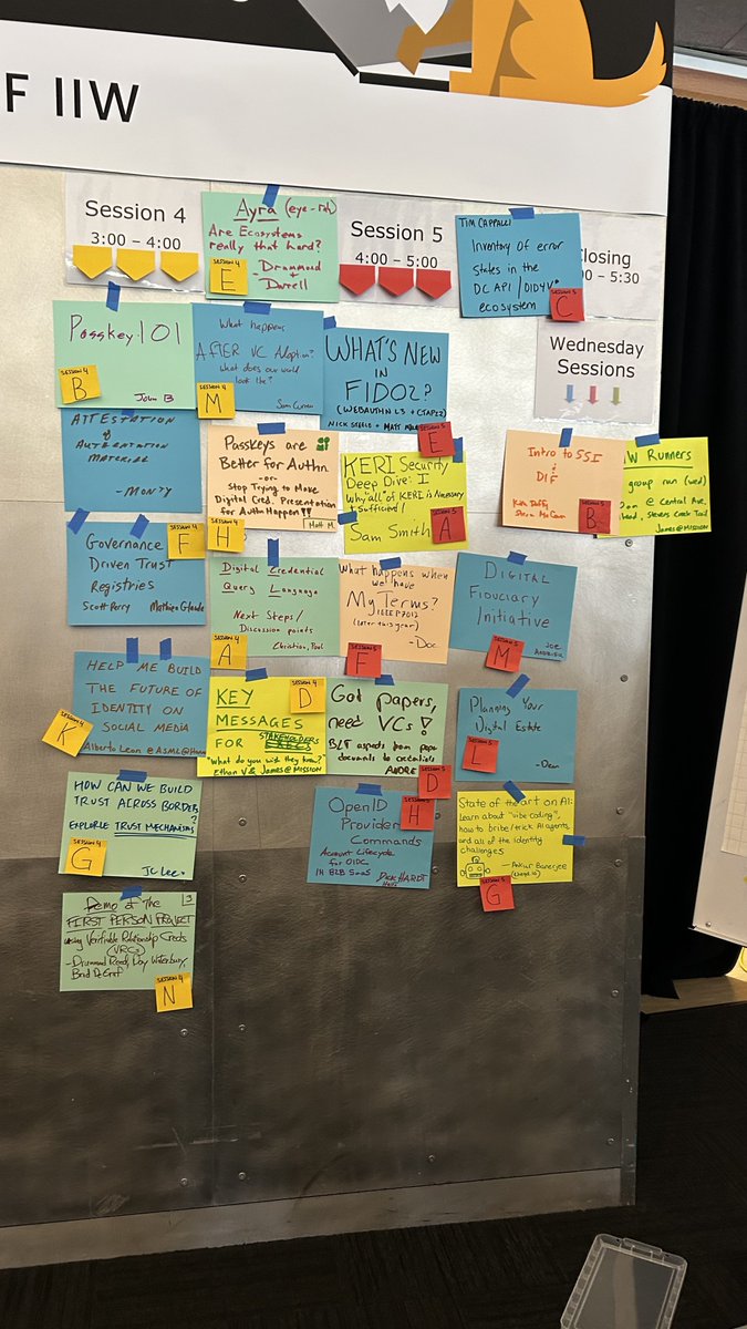 Kicking off Day 1 with a lot of talk on AI <a href="/idworkshop/">Internet ID Workshop</a>…and the cool thing is organically discovering new developers building on <a href="/cheqd_io/">cheqd.io 🆔</a>