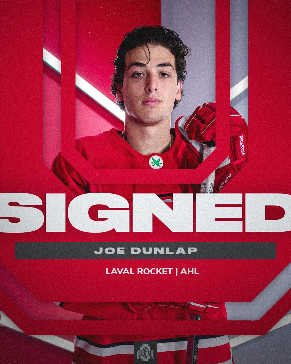 A new #ProBuck!

✍🏼 Congrats to Joe Dunlap who has signed with <a href="/RocketLaval/">Rocket de Laval</a> on a one-year, one-way AHL contract for 2025-26 and a PTO for the remainder of the 2024-25 season.