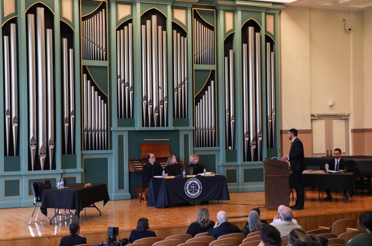 KSCourts's tweet photo. The Kansas Court of Appeals traveled across the state today to listen to a total of eight hearings. Thank you to @pittstate, @emporiastate, @JCCCtweet, and @FortHaysState for welcoming us to your campuses. More photos will be posted soon.

#KSCourts https://t.co/pWOuA8YMDm