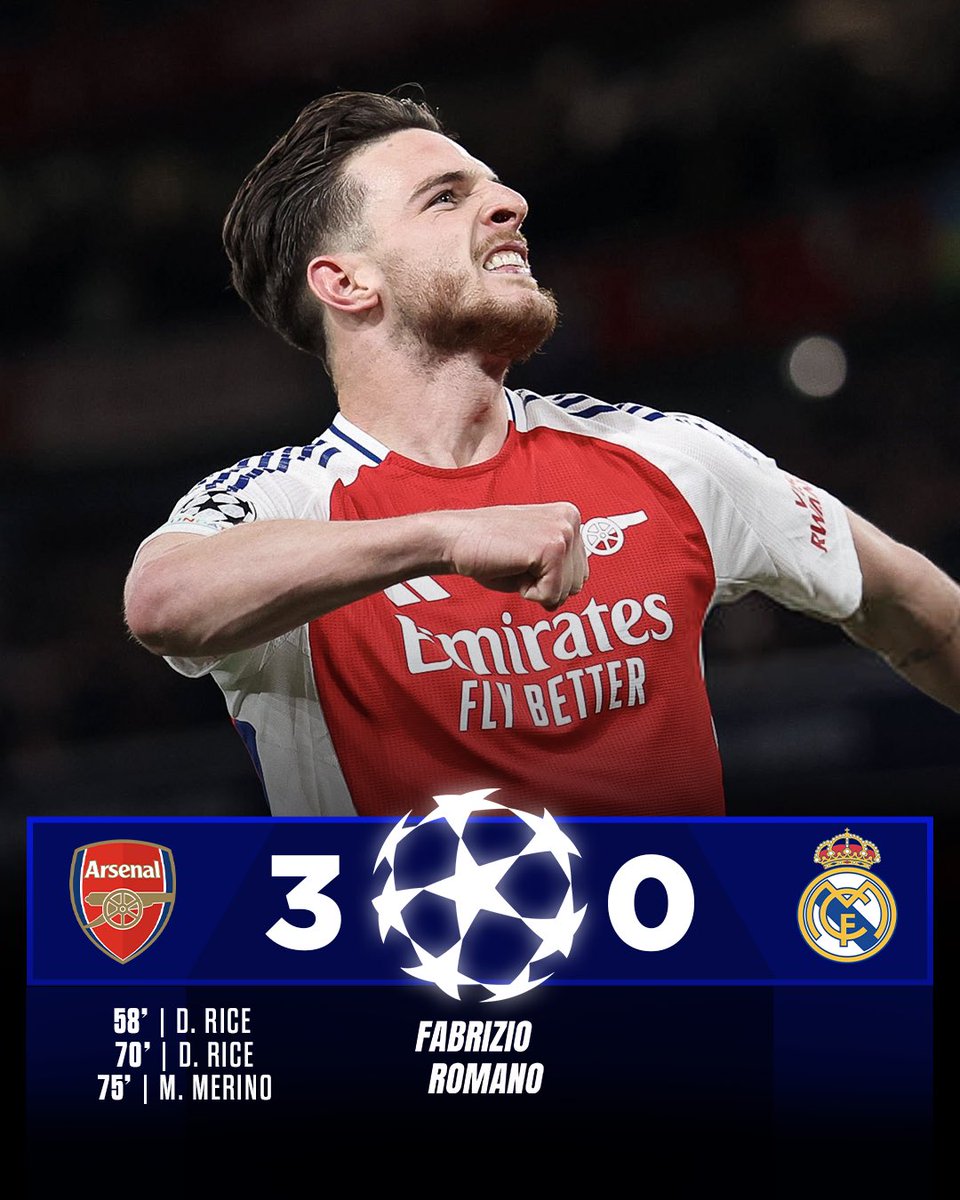 Inter with massive away win! ⚫️🔵
Champion league 🔥🔥🔥🔥🔥🔥
Historical night for Arsenal! 🔴⚪️
