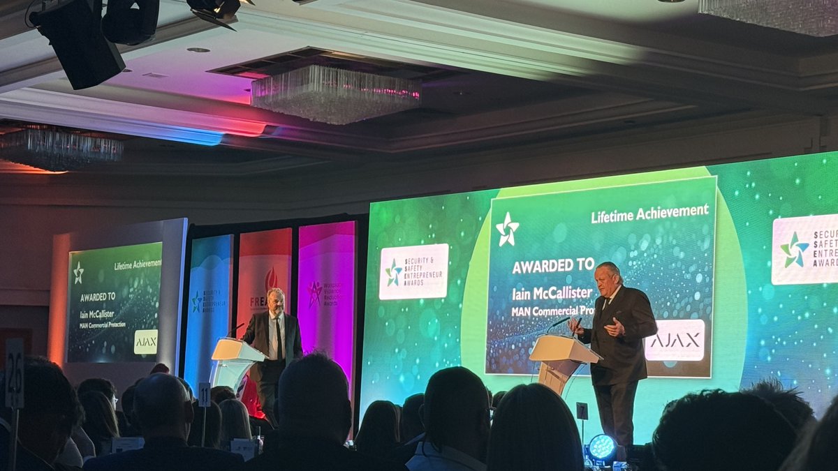 Final words from our Lifetime Achievement Award Winner and then we move on the <a href="/TheFREAs/">The FREAs</a>!

Special thanks to our founding supporters <a href="/thebsia/">British Security Industry Association (BSIA)</a>, <a href="/TBFLIMITED/">The Banks Foundation</a> &amp; <a href="/Skills4Security/">Skills for Security</a>!

#SSEAs