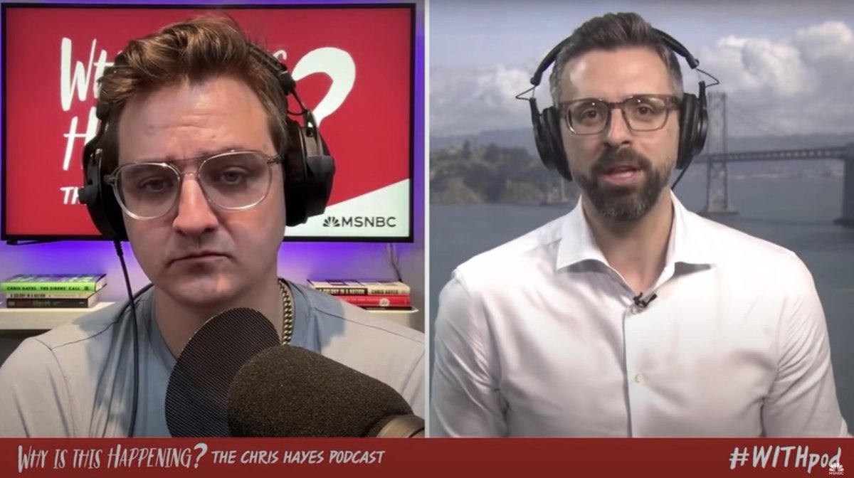 MSNOWComms's tweet photo. JUST ANNOUNCED: Starting today, you can now catch full episodes of "Why Is This Happening? The Chris Hayes Podcast" on YouTube.
In this week's episode, @chrislhayes is joined by journalist and author @ezraklein to discuss liberalism and scarcity in America.
Watch #WITHpod here: https://t.co/6tRNwC3vuT