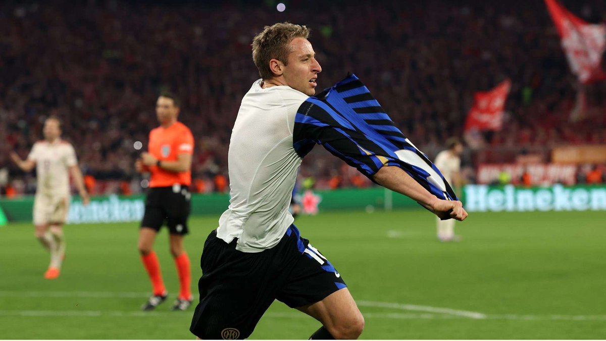 SiavoushF's tweet photo. Added time against Bayern at Allianz? That’s where we thrive @Inter https://t.co/3IoS5lS9gD
