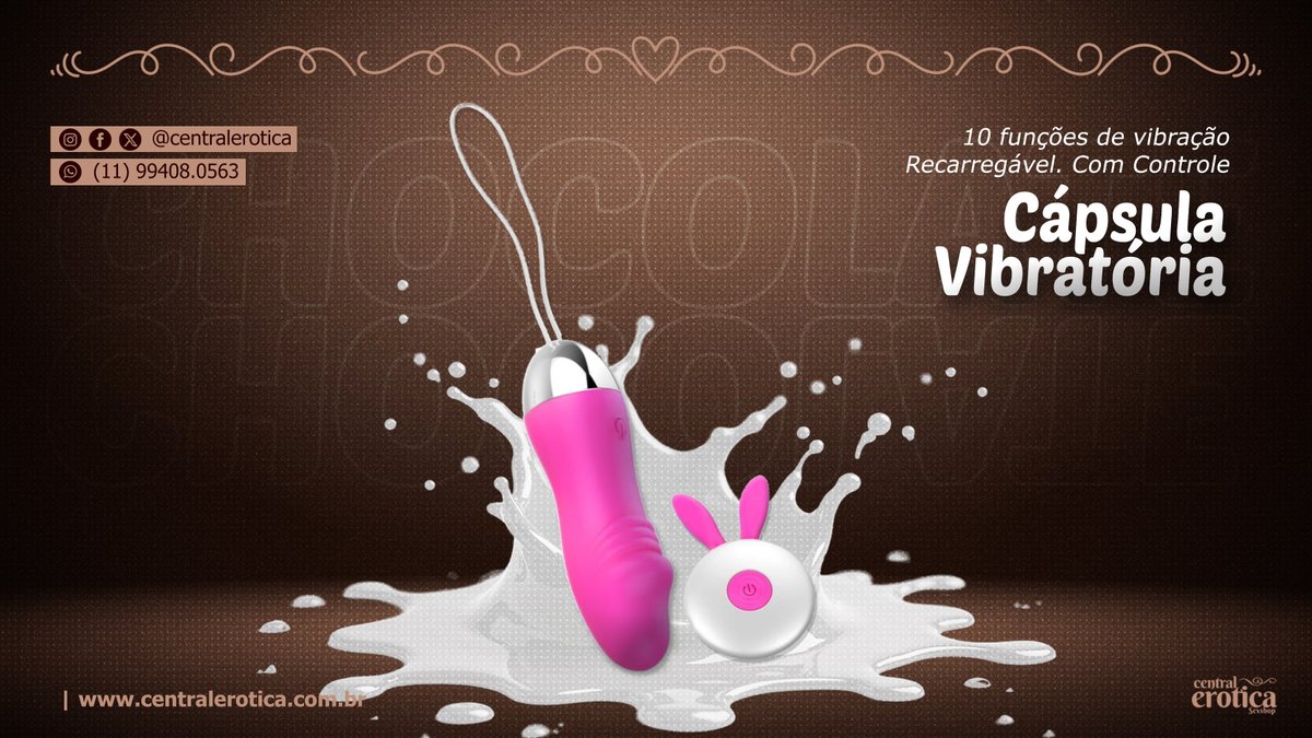 centralerotica's tweet image. 🐰 Controle remoto sem fio no formato de coelho. Conforto e segurança durante o uso. 🐰🔥

🌐 centralerotica.com.br/para-elas/vibr…

📲 WhatsApp: (11) 99408-0563
🇧🇷 Envio imediato para todo o Brasil!
🛵 SP/Capital em até 3 horas!

#CentralErótica #SexShop #Cápsula #Controle #Coelho