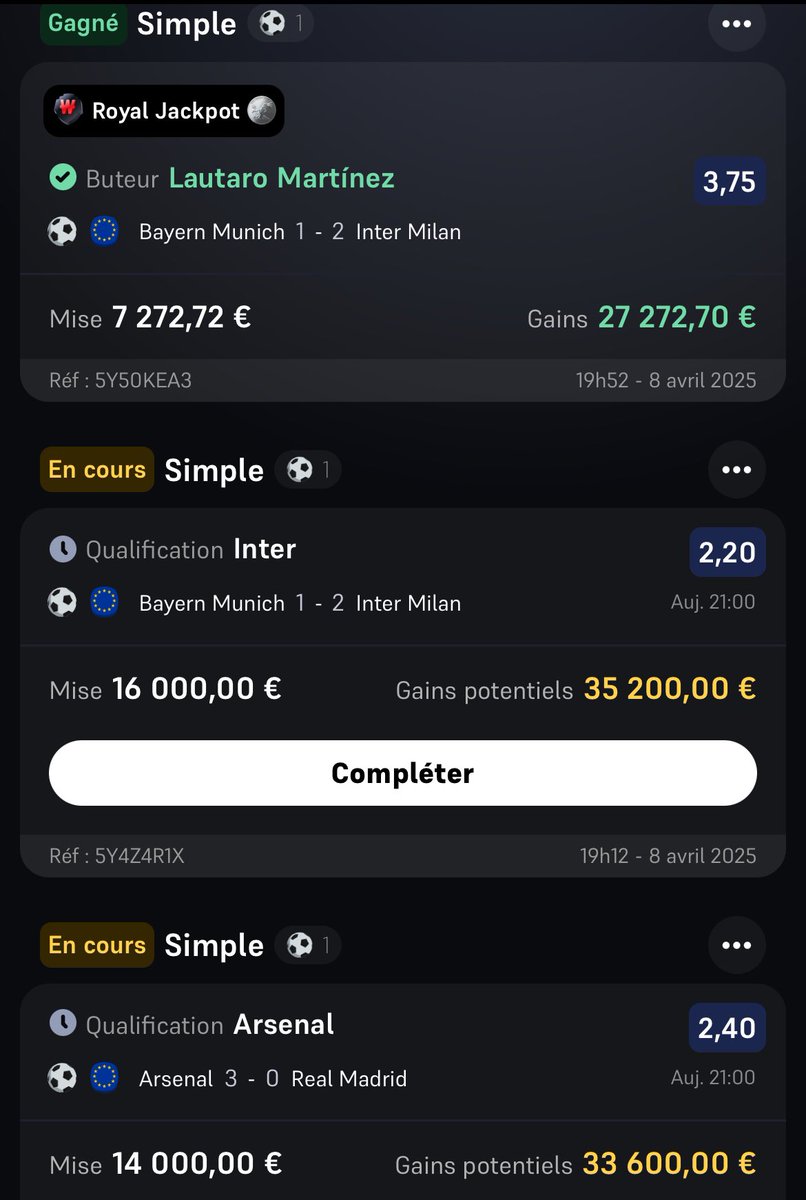 🎁 Pour fêter la soirée : CONCOURS 💸

Chose promise, chose due ! 🎯

100€ DE FREEBETS À GAGNER ✅

RT - LIKE - FOLLOW <a href="/alphavaluebet/">AlphaBet</a> ❤️

Commente ton pseudo Winamax 🫡

Tirage : mercredi 20 heures 🎰