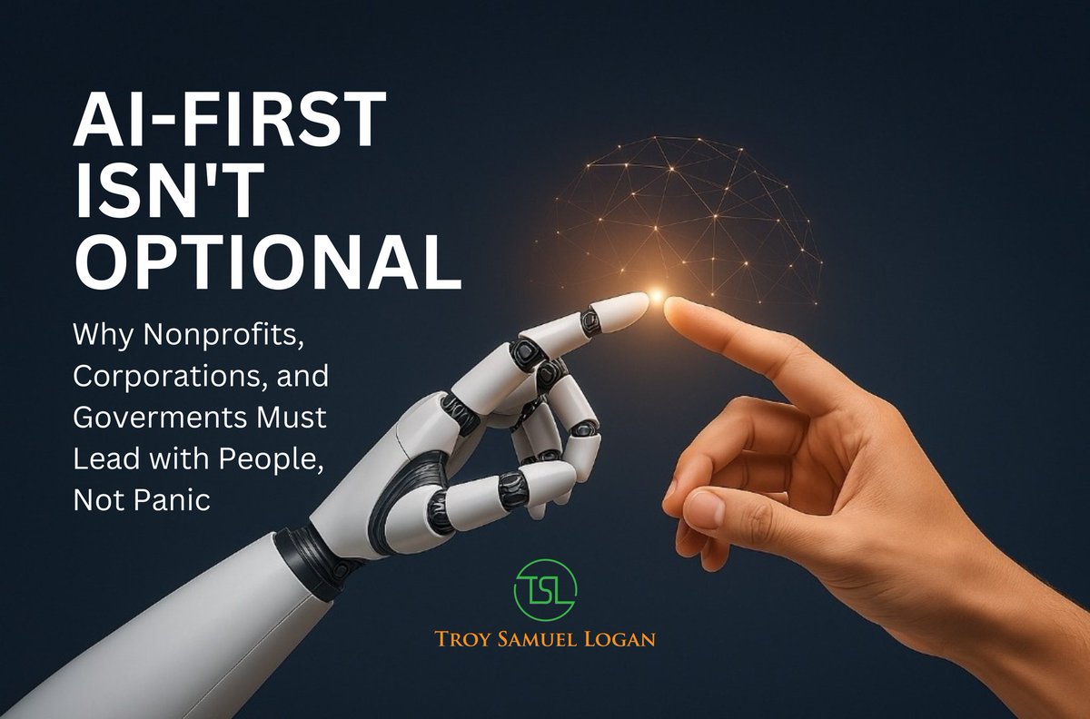 NEW BLOG ALERT. "AI-FIRST ISN'T OPTIONAL"
::
#WASMBT #TroySamuelLogan
 troysamuellogan.com/ai-first-isnt-…