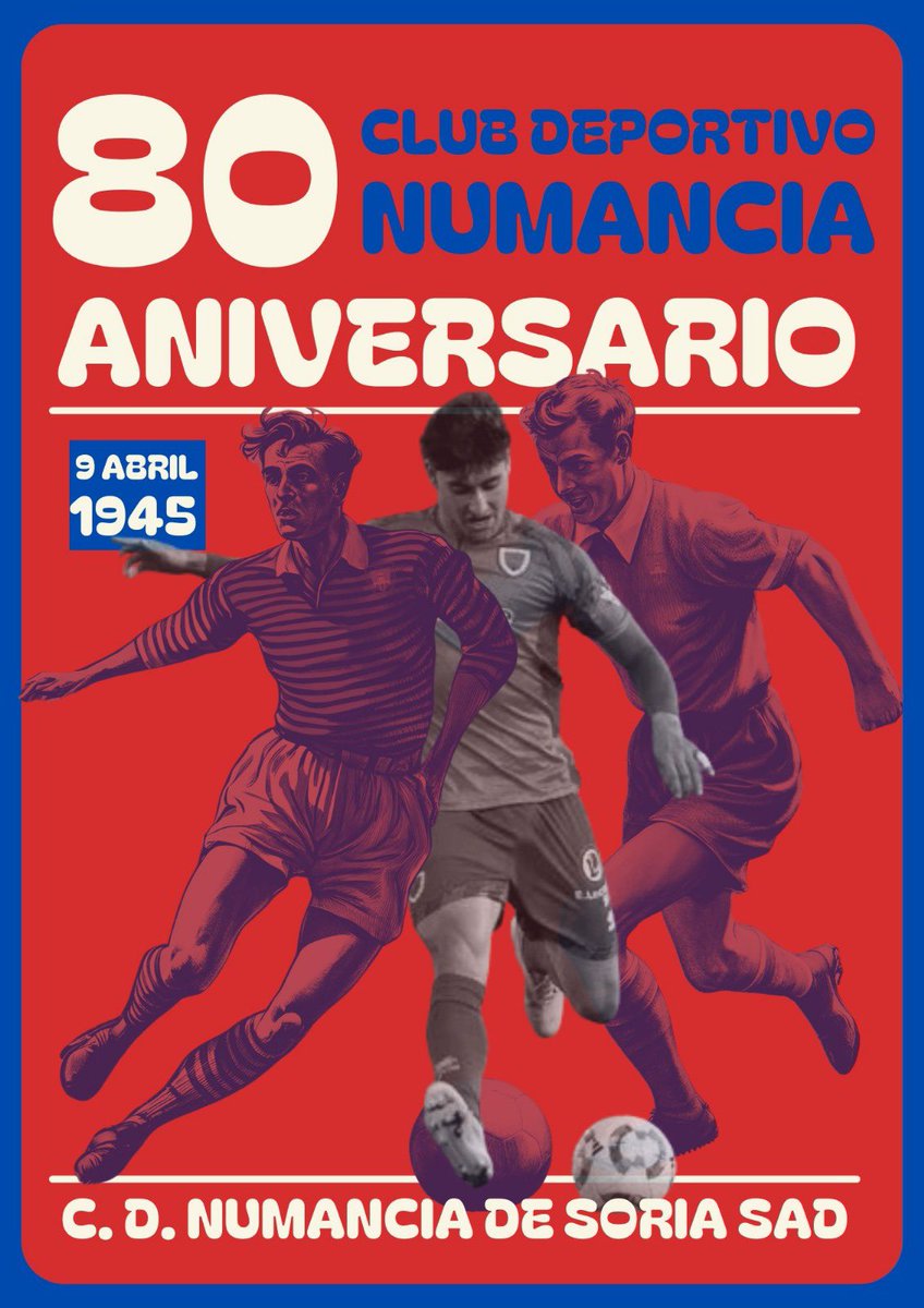 🎂 Estamos de aniversario 🎂 

8️⃣0️⃣ años nos contemplan  😍

🤗 Gracias a todos los #numantinos por ser parte de esta #hiStORIA
