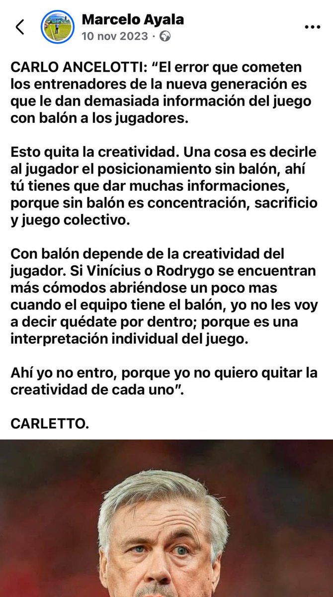 xcabrera22's tweet photo. No trabajas nada. Vives de la calidad individual del jugador y no del bloque. https://t.co/nr9nyd5i4Z
