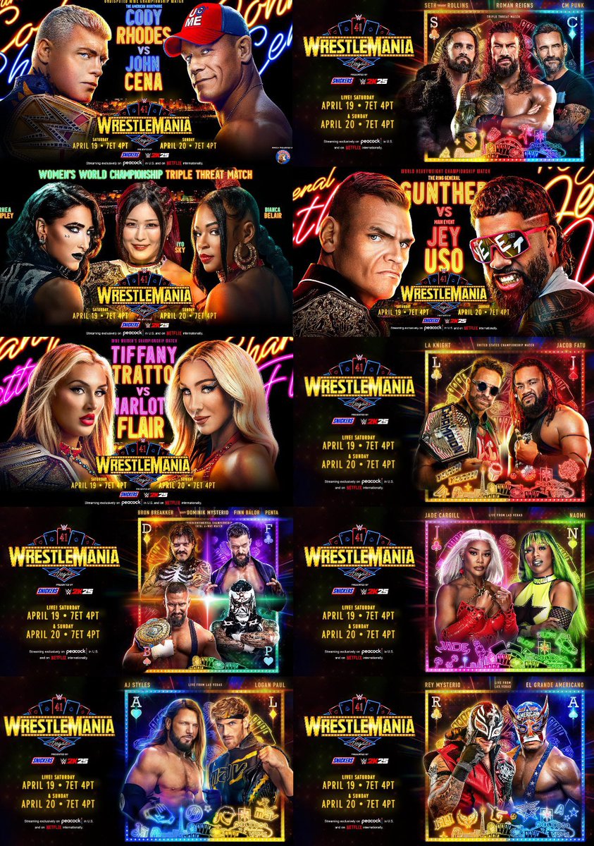 RingsideRPod's tweet photo. Excitement levels for WrestleMania? https://t.co/hRjCg3qulT