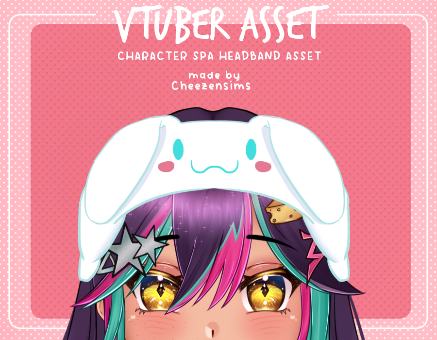 cheezenart's tweet photo. Finally releasing a second  Vtuber Asset. Relax and get cozy with these spa headbands based on 3 characters! Can you guess who they are based off?

F2U &amp; tips are appreciated!
Link to my Kofi >> https://t.co/hD3UfTGiLH https://t.co/WGBHfoT0Bu