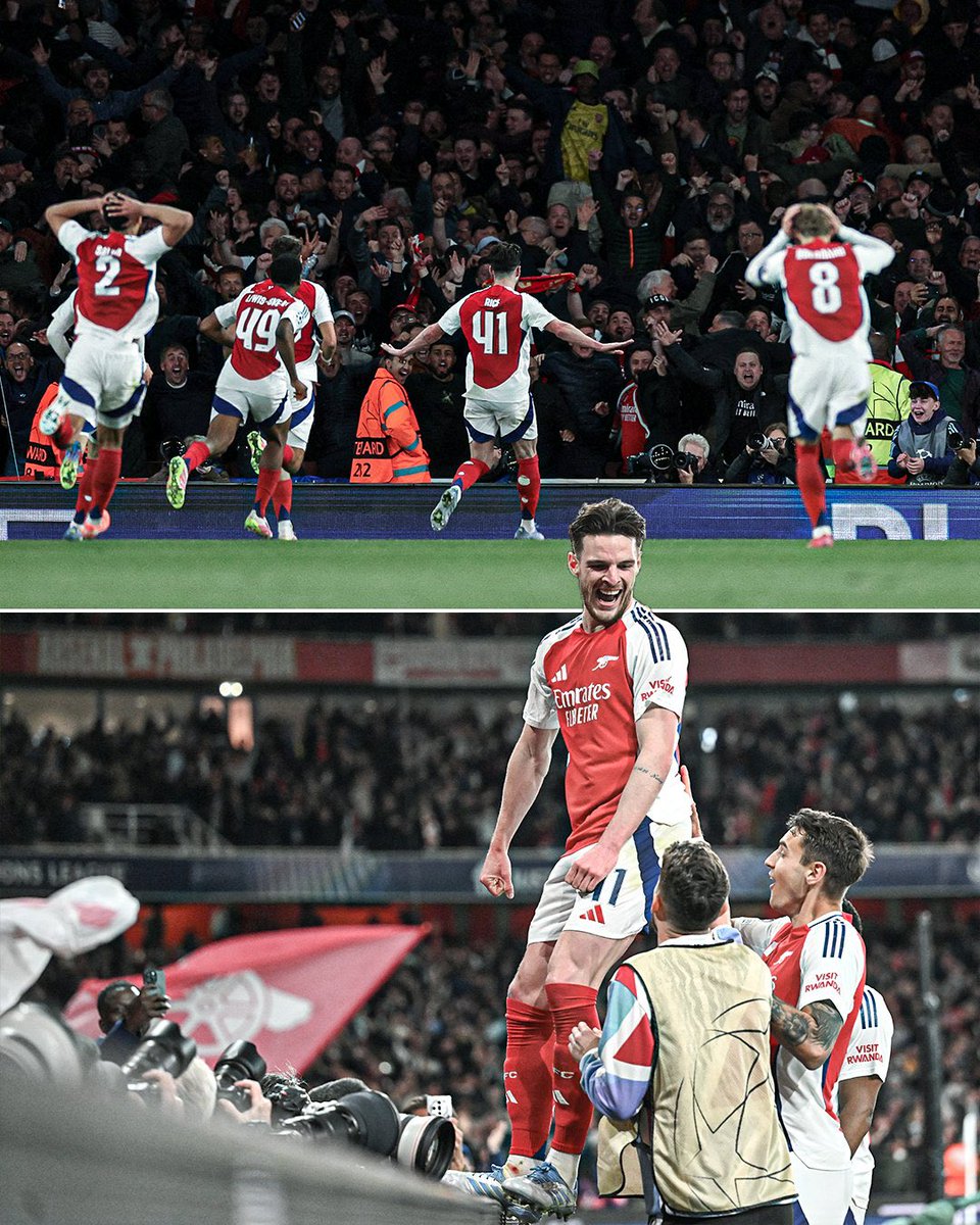 mizanen's tweet photo. Hang it in the Louvre 🏛️🖼️ 
Best night in the Emirates Era. https://t.co/p711Mi4YDt