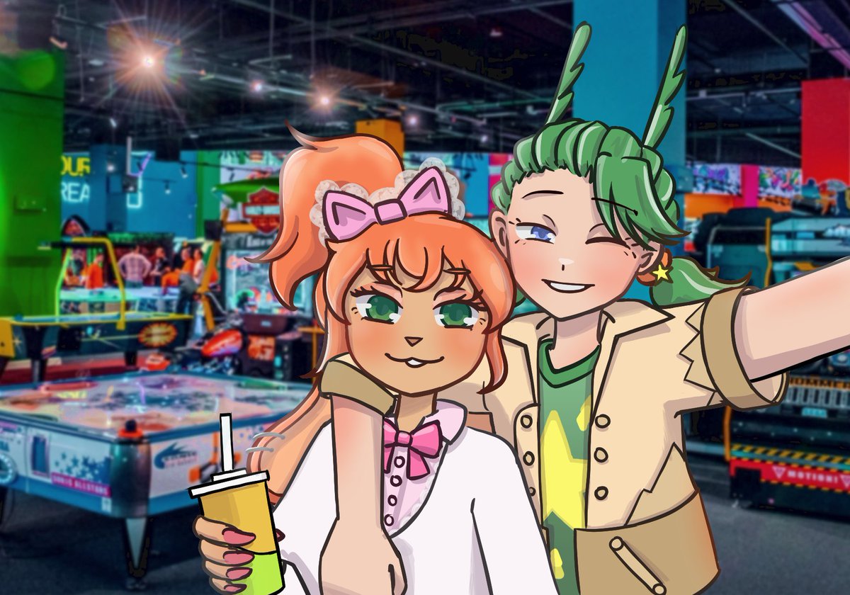 RohiTheAlien's tweet photo. Pon &amp; me https://t.co/ZMk854Jvad
