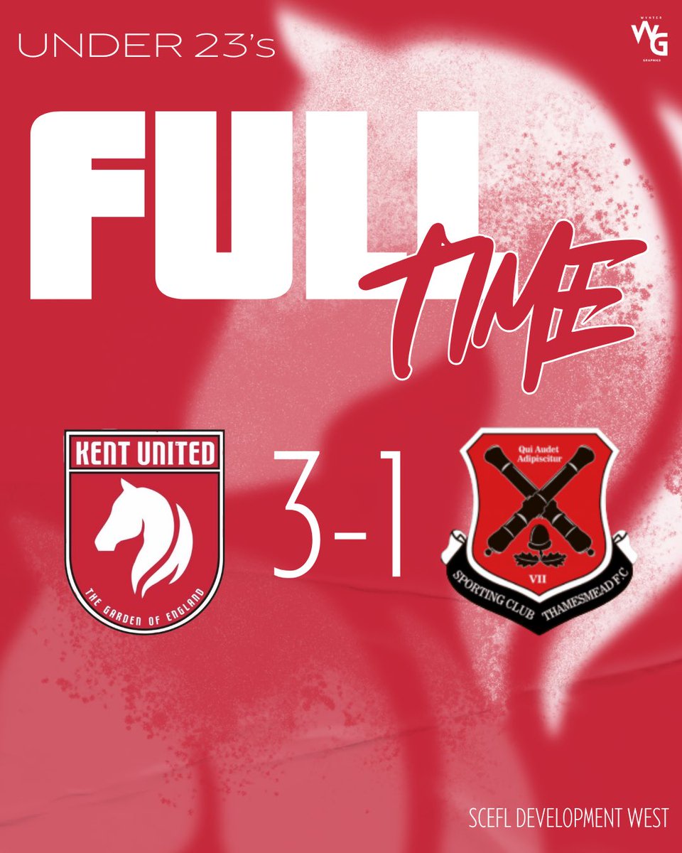 kentunitedfc's tweet photo. FULL TIME ⌛️

A 3-1 win for the U23’s tonight against @SCThamesmeadFC U23’s. 

Eman O ⚽️
Cole G ⚽️
Eman E ⚽️

Another 3 pts on the table. 

#upthegardeners 👨🏼‍🌾❤️ https://t.co/a0Xjmdi4b6