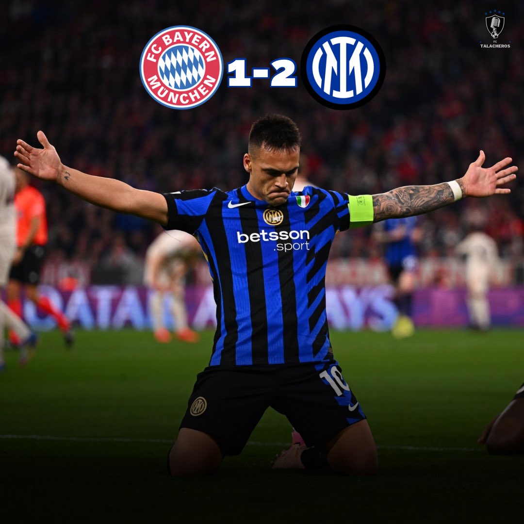 TalacherosFC's tweet photo. NOCHES MÁGICAS DE CHAMPIONS LEAGUE🔥

BRUTAL lo del Arsenal y Declan Rice para derrotar 3-0 al Real Madrid⚽️

El Inter se metió a Múnich para sacar ventaja de 2-1 ante un Bayern Múnich⚽️

¿Que les parecieron estos partidazos?

#realmadrid #arsenal #bayern #inter #ChampionsLeague https://t.co/cfEpFNEXdW