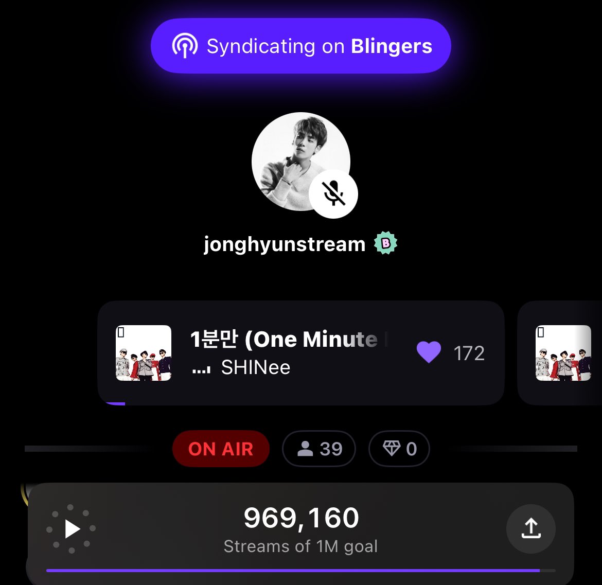 jjong_station's tweet photo. REMINDER
🎉🥳ITS THE FINAL COUNTDOWN!✨

We’re just 30K away from 1 MILLION STREAMS — let’s make history together! Last year, 150 Shawols came together for 100K… now let’s do it bigger and better for 1 Million!

#JONGHYUN is the LAST SHINee member to hit 1 million — let’s get him there!

JOIN HERE 🔗 https://t.co/CYgCZ4SZOb

💎 We’re live and streaming 24/7 — hop in anytime and be part of this special moment!

Crank up the volume, show your love, and let’s hit that milestone together!
🎂💎 Let’s make this celebration unforgettable! 💫

#StreamForJonghyun #SHINee #STATIONHEAD #Happy_Jjong_Day #김종현 #종현이의_서른다섯번째_봄