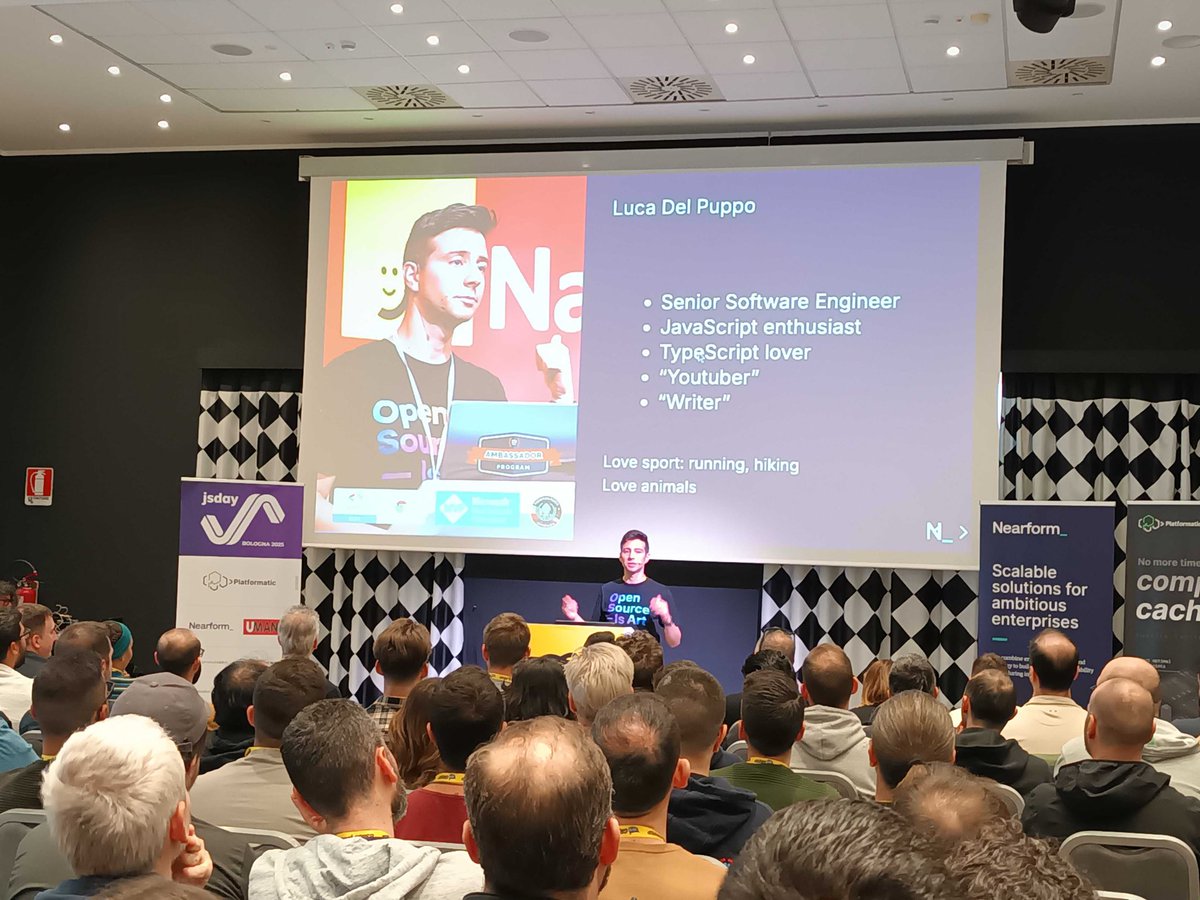 That’s a wrap on #jsday 2025 – what a brilliant two days it’s been in sunny Bologna!

With a strong Italian team here at Nearform, this event is always a standout in our calendar, and we’re proud to be long-time sponsors.

A big thank you to everyone who stopped by our booth! 👋