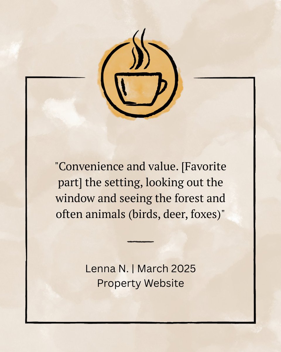 Testimonial Tuesday ~ Thank you for your kind words, Lenna! 

#guestreview #hotel #inn #rutgers #newbrunswicknj #review #testimonialtuesday