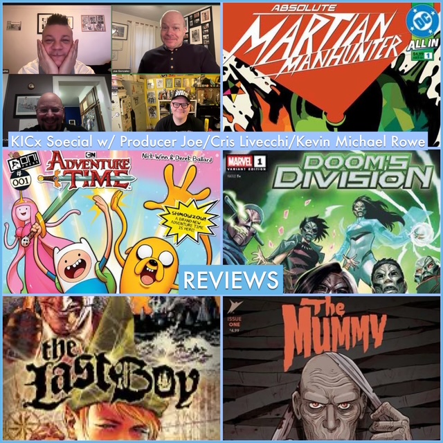 COMIC NEWS INSIDER 1593 - KICx Special w/ Producer Joe/Cris Livecchi/Kevin Michael Rowe! Great chat w/ KICx founders. Reviews: Absolute Martian Manhunter/Adventure Time/Doom's Division/The Last Boy/Universal Monsters Presents: The Mummy.
#ComicNewsInsider
comicnewsinsider.com/2025/04/episod…