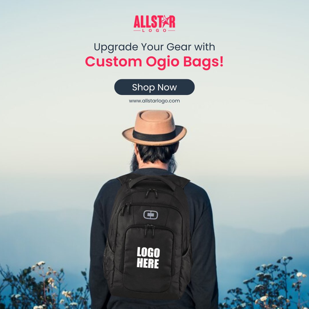 AllStarLogo's tweet photo. Take your business to the next level with custom logo Ogio bags. These bags are ideal for any business or personal use. Free Shipping on orders over $1000!  Don’t miss out visit https://t.co/6LUjgkWKVe 
#bags #custombags #business https://t.co/4P2F3PRk84