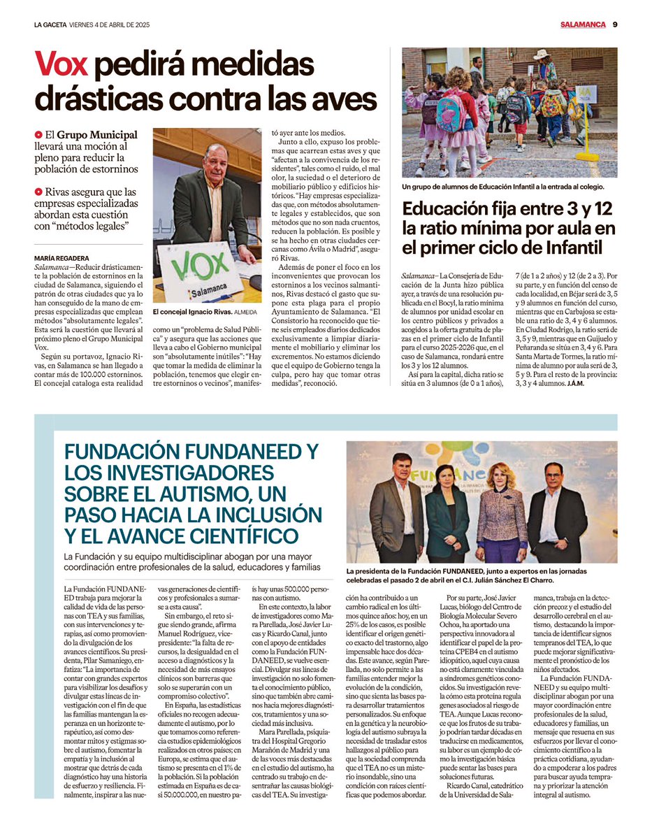 FUNDACIÓN FUNDANEED (@f_fundaneed) on Twitter photo <a href="/JJLucasLab/">Jose Lucas Lab</a> <a href="/madrereciente/">Melisa Tuya</a> <a href="/CBM_CSIC_UAM/">Centro de Biología Molecular Severo Ochoa</a> <a href="/CIBER_ISCIII/">CIBER ISCIII</a> @CIBER_SAM <a href="/SENC_/">SENC</a> <a href="/CSIC/">CSIC</a> <a href="/Raras_CSIC/">Red de Enfermedades Raras del CSIC</a> En total sintonía 👍 Gracias a <a href="/JJLucasLab/">Jose Lucas Lab</a> , a Mara Parellada y a Ricardo Canal por darnos esta oportunidad de divulgar vuestros avances en la investigación sobre el #autismo <a href="/JJLucasLab/">Jose Lucas Lab</a> <a href="/madrereciente/">Melisa Tuya</a> <a href="/CBM_CSIC_UAM/">Centro de Biología Molecular Severo Ochoa</a> <a href="/CIBER_ISCIII/">CIBER ISCIII</a> @CIBER_SAM <a href="/SENC_/">SENC</a> <a href="/CSIC/">CSIC</a> <a href="/Raras_CSIC/">Red de Enfermedades Raras del CSIC</a> En total sintonía 👍 Gracias a <a href="/JJLucasLab/">Jose Lucas Lab</a> , a Mara Parellada y a Ricardo Canal por darnos esta oportunidad de divulgar vuestros avances en la investigación sobre el #autismo