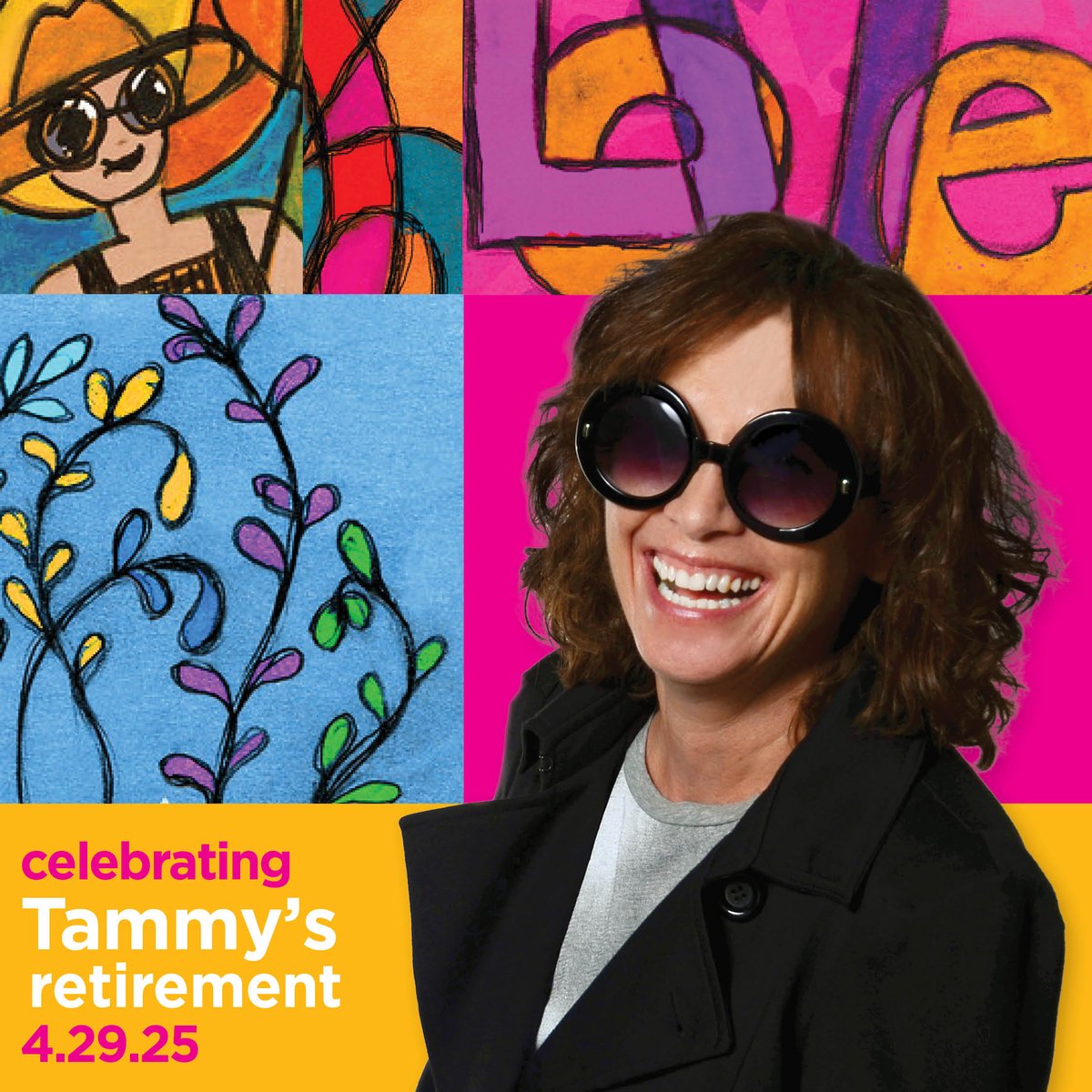 After 30+ years of creativity, kindness &amp; contagious laughter, Tammy’s heading into retirement! ✨

Join us to celebrate one of our brightest!

📅 April 29th | 4–6pm
📍 HenkinSchultz – 6201 S. Pinnacle Place, Sioux Falls, SD
📧 RSVP: taylor.raak@henkinschultz.com