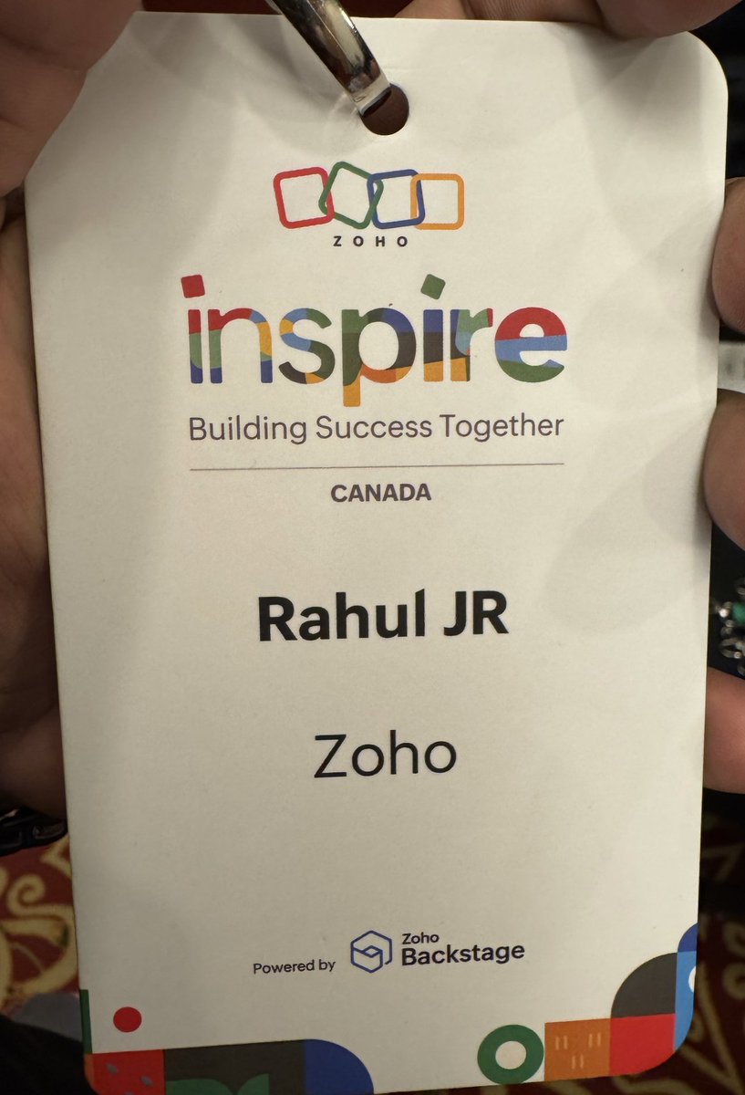 RahulJero's tweet photo. Wrapped up an amazing 3-day journey at @Zoho  INSPIRE, Mont Tremblant, Canada 🇨🇦.

Grateful for the opportunity to share insights on AI-powered scalability with Zoho Service Plus. A huge thank you to the @ZohoCanada team for flawlessly organizing such a fantastic event. @ZohoDesk https://t.co/vguklK1mP9