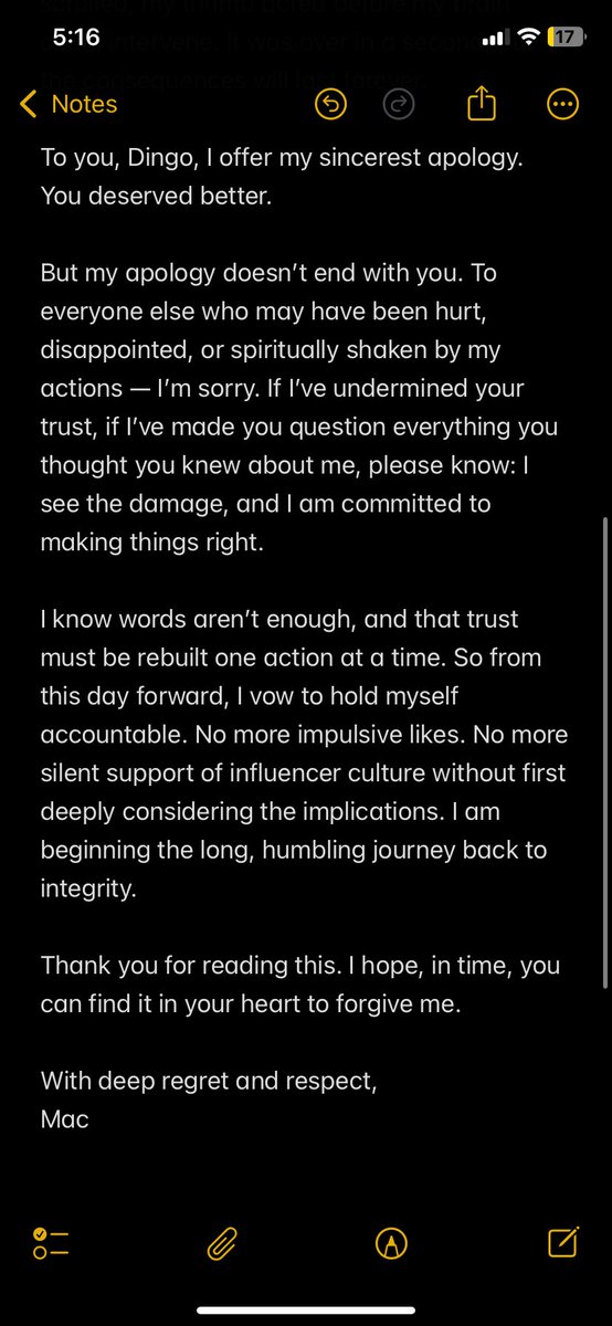 FnbrMac's tweet photo. @DingoFN I had to step away from social media since this incident and have since wrote this message. I hope Dingo and the entire Fortnite community can forgive me. @parbles @chubbi121 @DingoFN https://t.co/RM8byi8Fs3