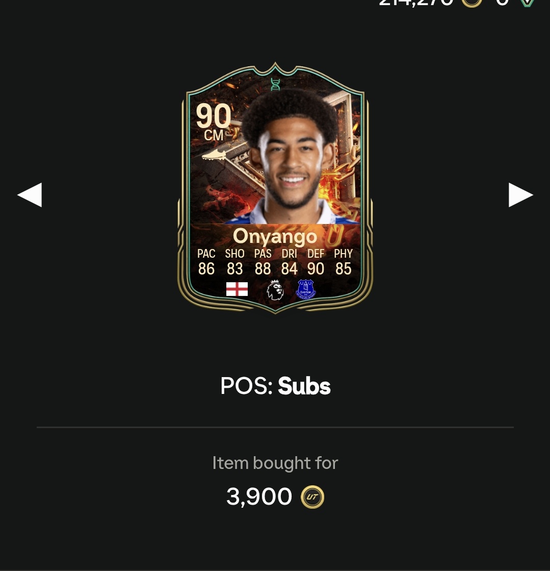 TheFifaNerd816's tweet photo. @FutPoliceLeaks Like having a Jude from Premier league https://t.co/VNi34fJhtt