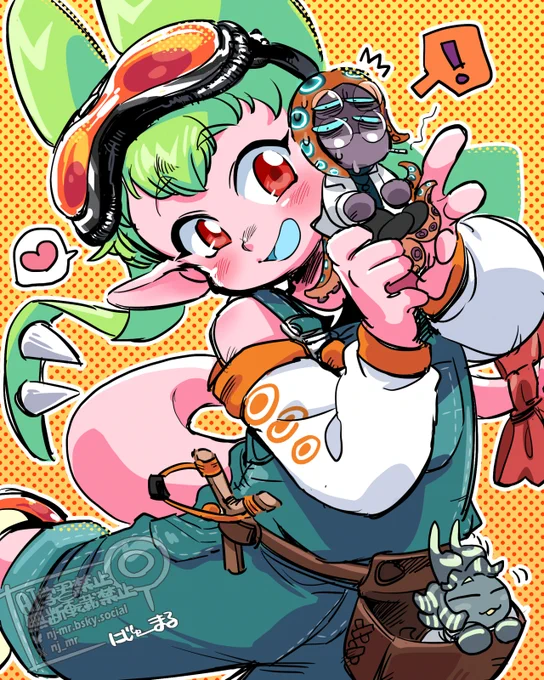 VRCデザのラトリン落描き。(実際ぽっけに入ってるのはぬいぐるみだけど) 