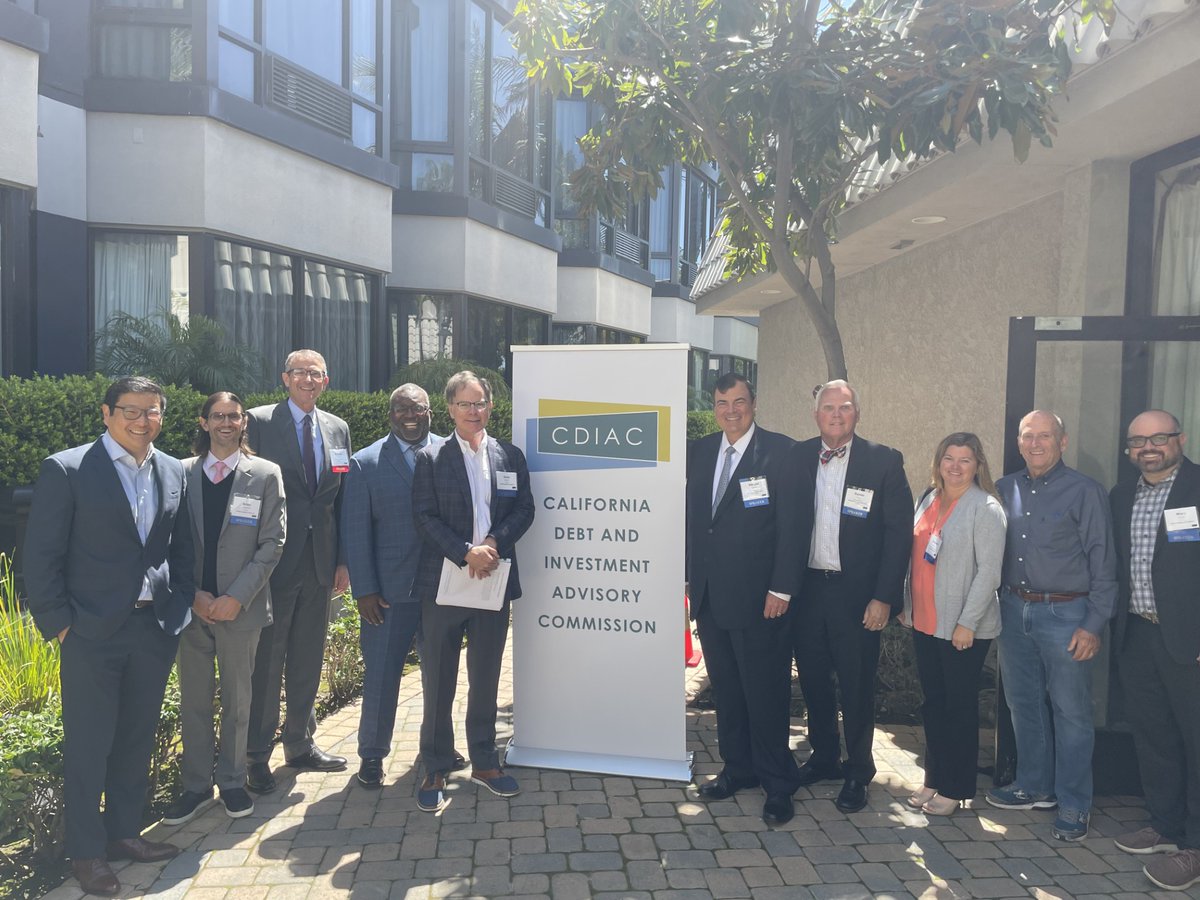 cdiac_sto's tweet image. Today, CDIAC is hosting Day 1 of our Municipal Market Disclosure seminar in Costa Mesa. Thank you to our expert faculty for joining us to discuss the importance of disclosure and the policy and regulatory environment surrounding municipal disclosure. #muniland #publicfinance