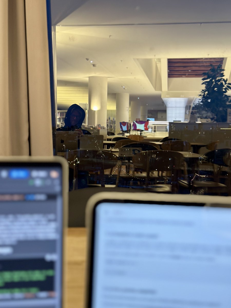 Freedom in the chamber of the library. 

25hr weeks behind the handlebar were my bread and butter. 

25 hr weeks studying, on top of a full time job, less so.