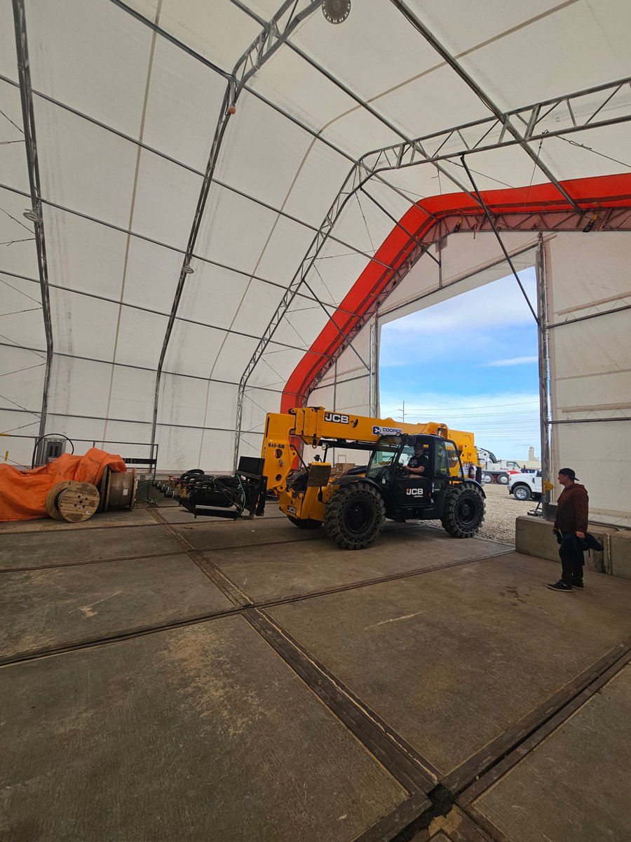 ModernMiningLtd's tweet photo. While there is chaos in the world right now, our team is staying busy building out a new data center. Yesterday was "moving day"... https://t.co/1p5JihUIs4