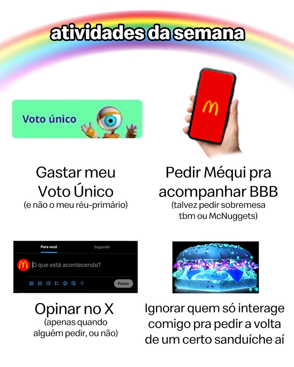 McDonalds_BR's tweet photo. gnt eu esqueci alguma coisa? 🆘 #MéquiNoBBB25 #BBB25 https://t.co/jzEe0TOYaM