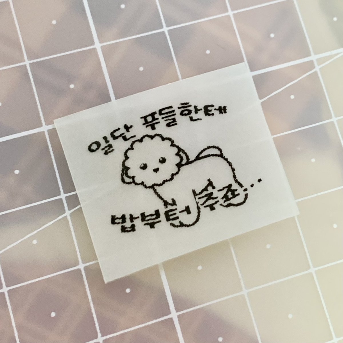 yuzuseme's tweet photo. 일단 푸들한테 밥부터 주죠... https://t.co/CweMGXBqkP
