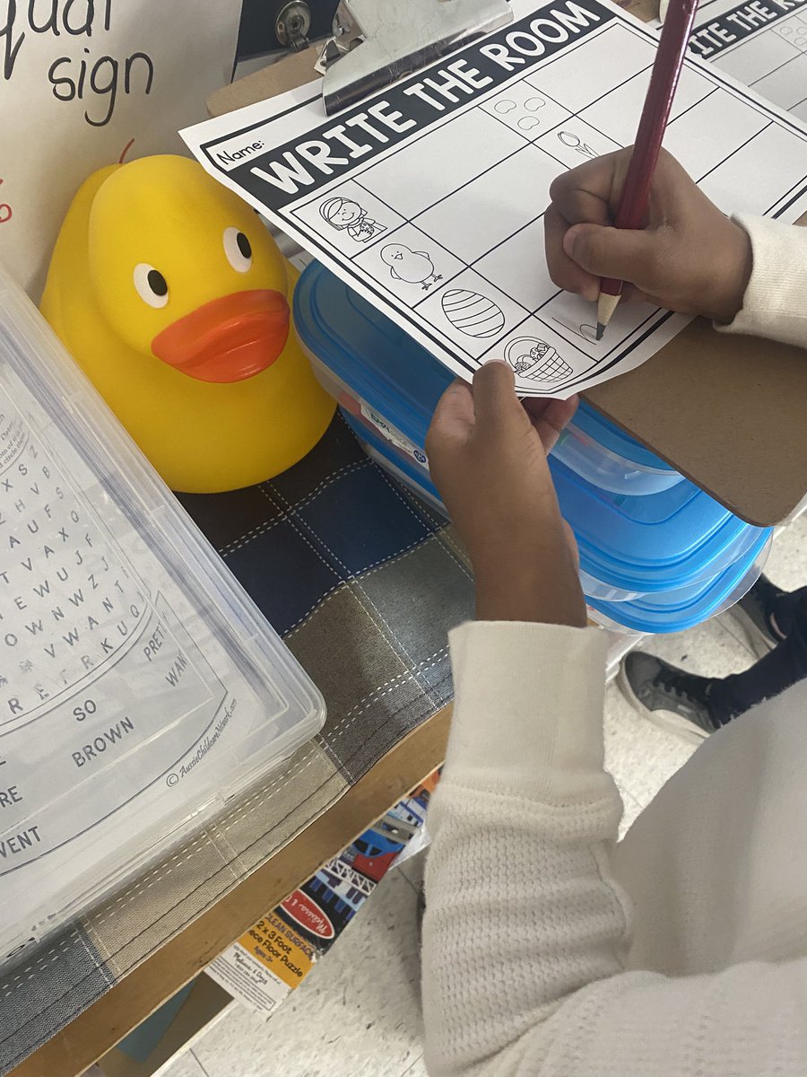 Literacy work today.