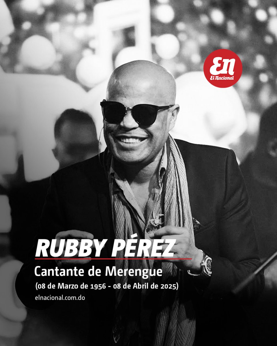 ElNacionalRD's tweet photo. #QuéPasaEN | Muere el popular merenguero dominicano Rubby Pérez, quien se encontraba cantando al momento de derrumbarse el techo de la discoteca Jet Set la madrugada de este martes.⁣
https://t.co/nSvRwyAKiV
⁣
#RubbyPérez #Tragedia #JetSet #ElNacionalRD https://t.co/25Bzb9eyRS