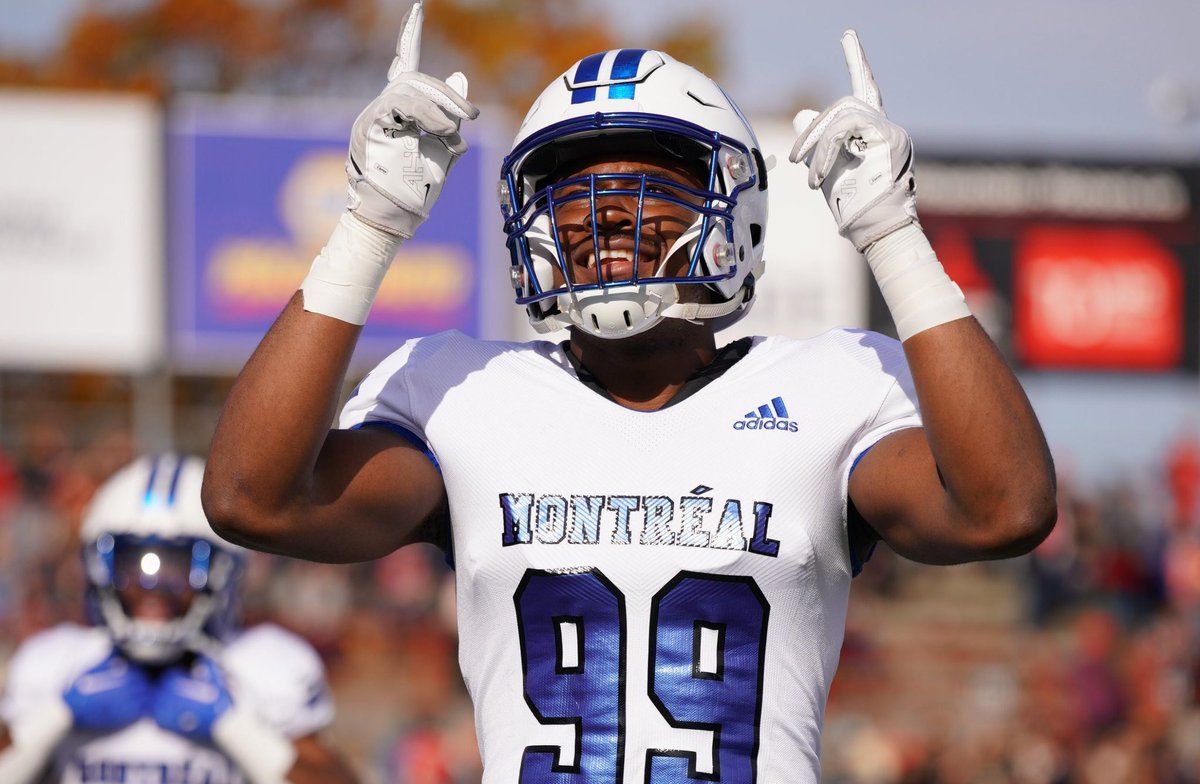 🚨<a href="/CGSAllStar/">The College Gridiron Showcase</a> Pro Day Result🚨

➡️ DE <a href="/ojoreel/">Jeremiah Ojo</a> 

📍<a href="/Carabins/">Carabins</a> / <a href="/CFL/">CFL</a> Combine 

HT: 6017
WT: 246

40: 4.59 (🚨🚨 T-4th among DE’s at NFL Combine 🚨🚨) 
20: 2.66
10: 1.60 (🚨🚨T-4th🚨🚨) 
Vertical: 35 (✅ T-7th) 
Broad: 9-8 (✅ T-10th)
Short Shuttle: 4.27 (🚨🚨2nd🚨🚨)
3 Cone: 7.14