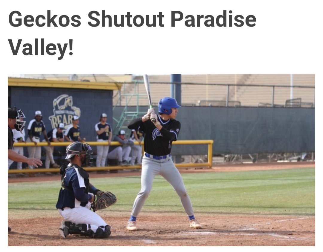 GateWay CC Athletics (@gatewaygeckos) on Twitter photo Saturday's victory game recap is on the website!
<a href="/gecknation/">GeckNation Baseball</a>
<a href="/accac_sports/">ACCAC Sports</a>
<a href="/gatewayaz/">GateWay CC</a>
gogeckos.com/general/2024-2… Saturday's victory game recap is on the website!
<a href="/gecknation/">GeckNation Baseball</a>
<a href="/accac_sports/">ACCAC Sports</a>
<a href="/gatewayaz/">GateWay CC</a>
gogeckos.com/general/2024-2…