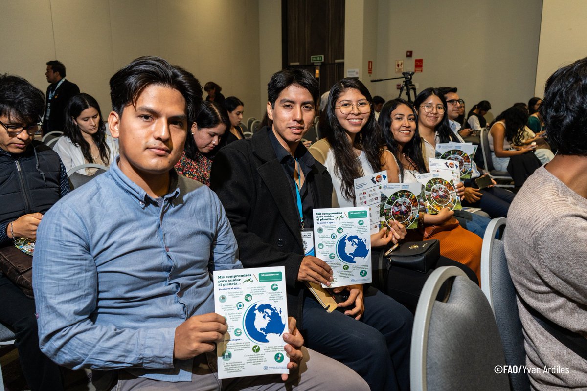 FAOPERU's tweet photo. Bajo el liderazgo de @FAOPERU y con el apoyo de @senaju se instaló hoy el Capítulo Nacional de Juventud del @World_FoodForum en Perú, plataforma nacional autogestionada por jóvenes que busca promover soluciones y aportar a la transformación los sistemas agroalimentarios locales. https://t.co/drLfmEILRj