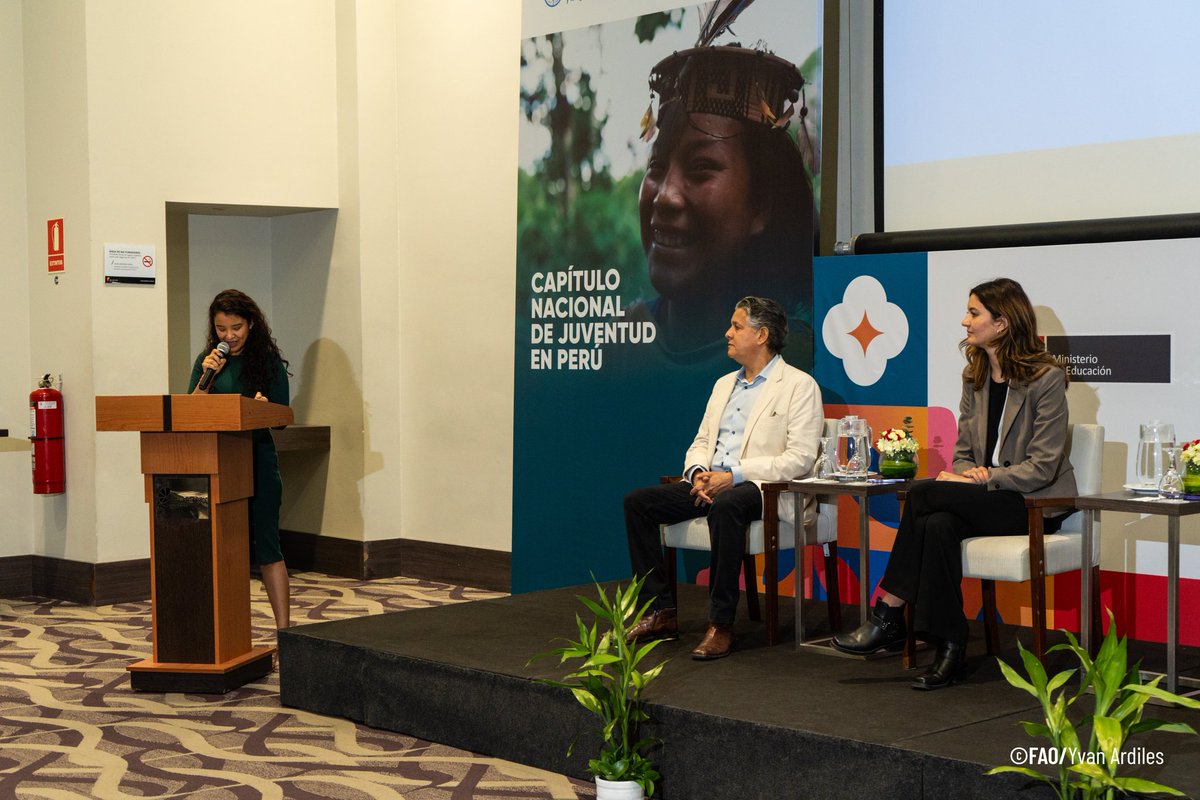 FAOPERU's tweet photo. Bajo el liderazgo de @FAOPERU y con el apoyo de @senaju se instaló hoy el Capítulo Nacional de Juventud del @World_FoodForum en Perú, plataforma nacional autogestionada por jóvenes que busca promover soluciones y aportar a la transformación los sistemas agroalimentarios locales. https://t.co/drLfmEILRj