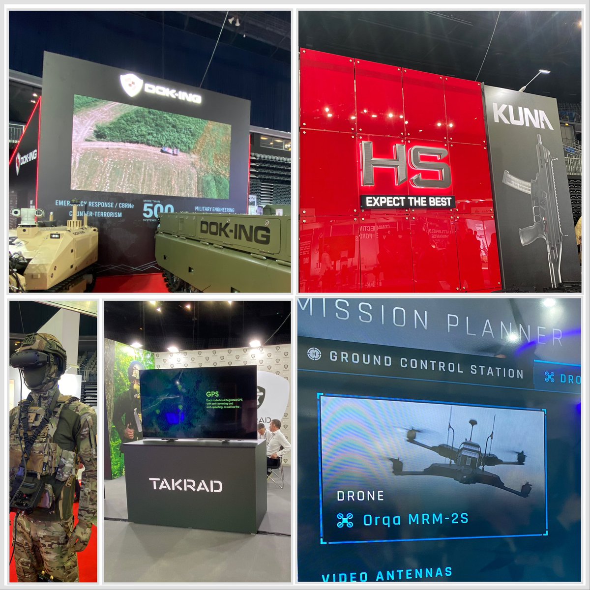 SebastianRogac's tweet photo. Always impressive Adriatic Sea Defense & Aerospace Exhibition #ASDA in #Zagreb. Expect the best from #Croatian world-class defense industry products, from @DOKING_Ltd specialized vehicles, #HSProdukt rifles and pistols, #ORQA drones to #RIZ TAKRAD communication systems & more. 🇭🇷 https://t.co/FG2bKROsXE