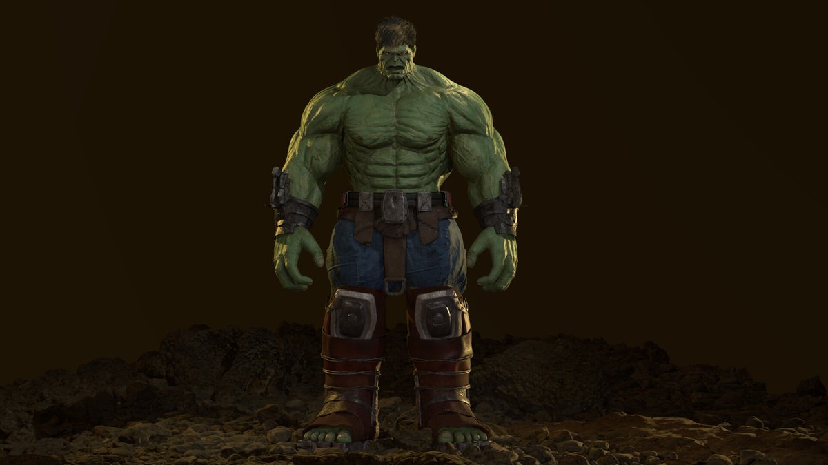 Sameer23artist's tweet photo. 💥 Hulk Smash in 3D! 💥
Here's my custom 3D sculpt of the Hulk, designed specifically for 3D printing. From the gritty textures to the armored boots, every detail was crafted to bring out his raw strength and intensity.
#3DModeling #Hulk #3DPrintReady #ZBrush #DigitalSculpting https://t.co/XOxrPgV2KU