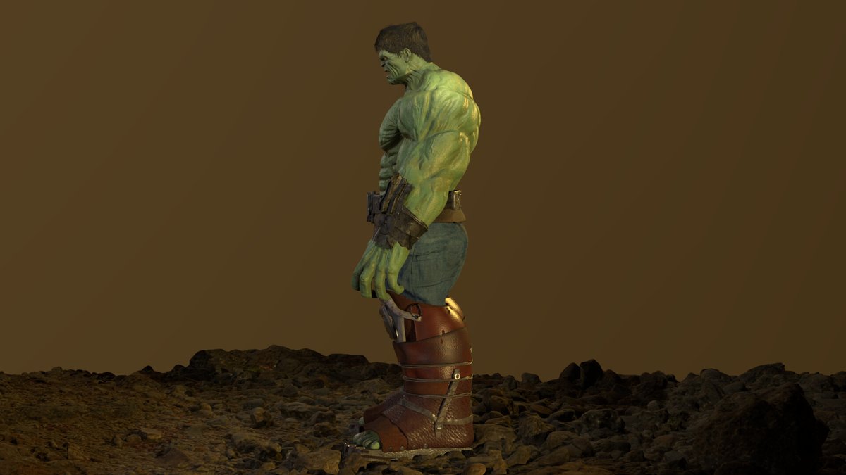 Sameer23artist's tweet photo. 💥 Hulk Smash in 3D! 💥
Here's my custom 3D sculpt of the Hulk, designed specifically for 3D printing. From the gritty textures to the armored boots, every detail was crafted to bring out his raw strength and intensity.
#3DModeling #Hulk #3DPrintReady #ZBrush #DigitalSculpting https://t.co/XOxrPgV2KU