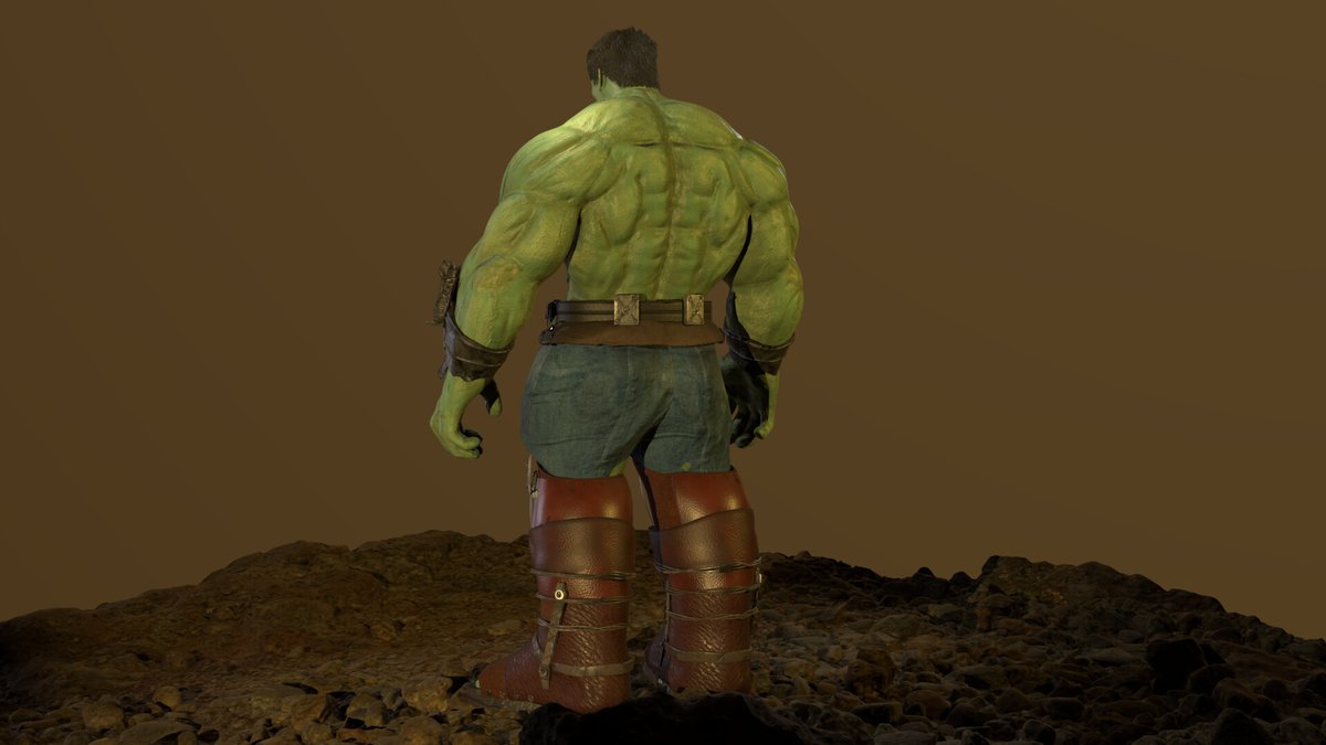 Sameer23artist's tweet photo. 💥 Hulk Smash in 3D! 💥
Here's my custom 3D sculpt of the Hulk, designed specifically for 3D printing. From the gritty textures to the armored boots, every detail was crafted to bring out his raw strength and intensity.
#3DModeling #Hulk #3DPrintReady #ZBrush #DigitalSculpting https://t.co/XOxrPgV2KU
