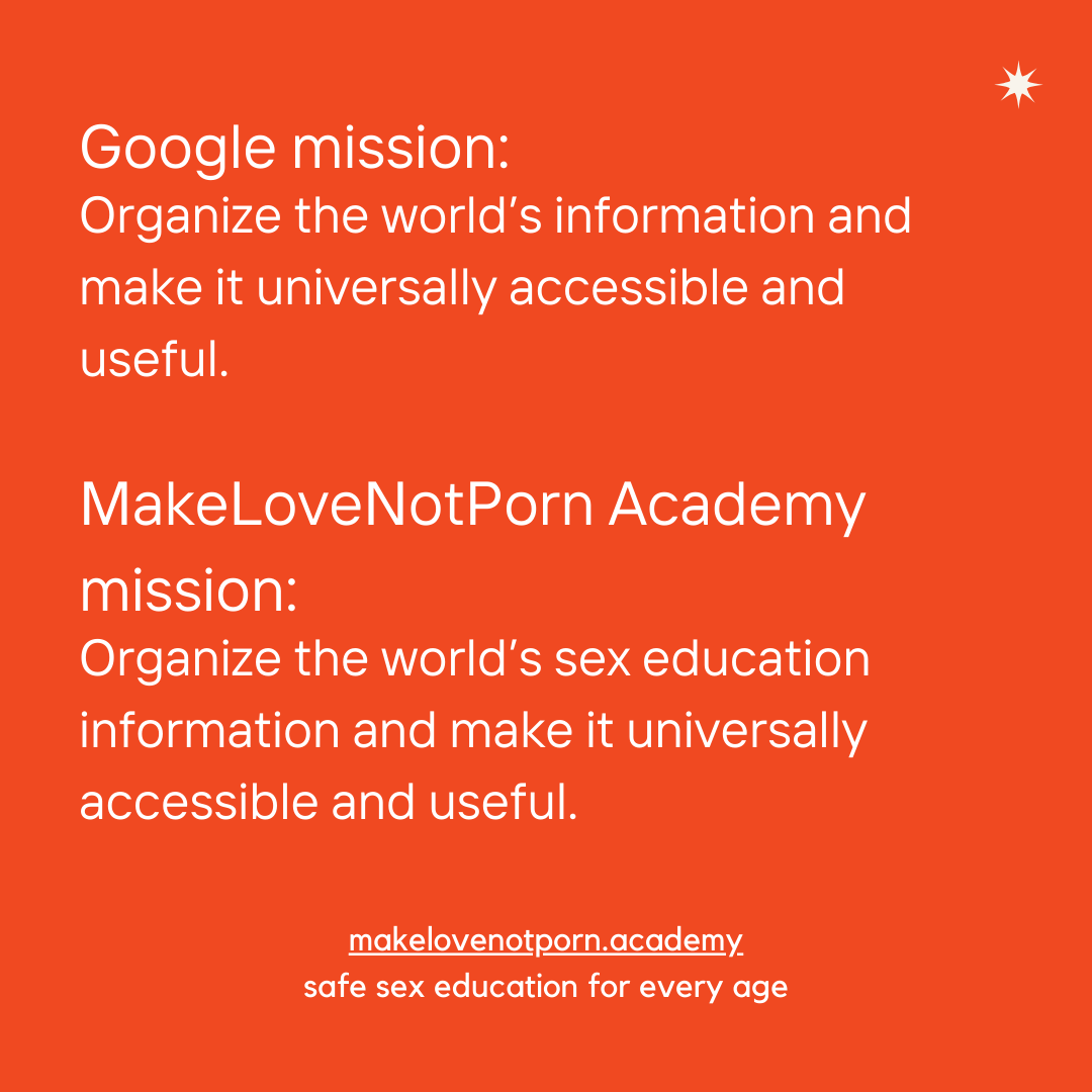 Help fund <a href="/makelovenotporn/">makelovenotporn</a> Academy here: wefunder.com/makelovenotporn #sextech #sexed