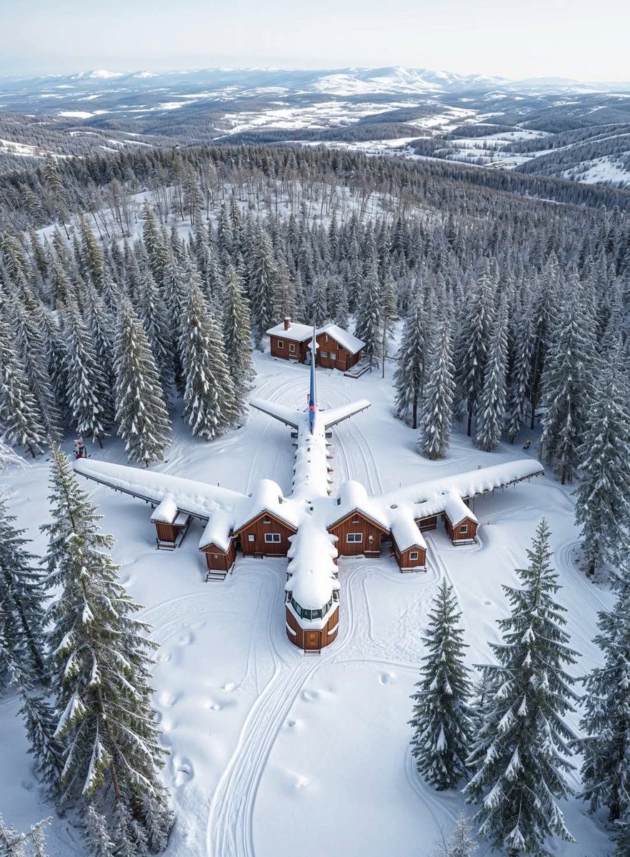 İnovatif bir otel tasarımı, uçak görünümlü otel... :)