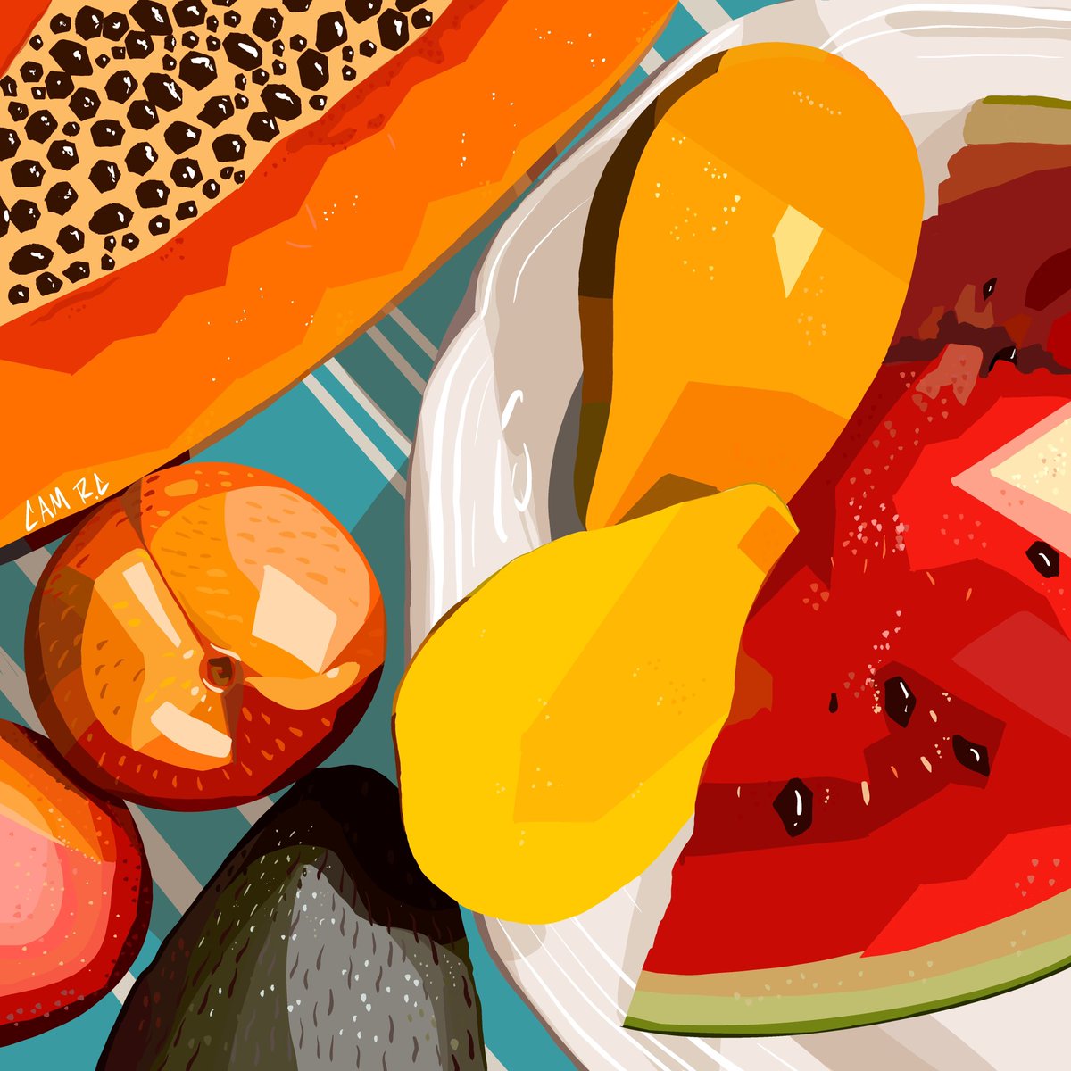 camrcart's tweet photo. Frutas ���🥭🥑🍑💦 https://t.co/WpbAOgqst9